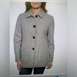 Pendleton women's Casper Grey Wool Jacket Car Coat  -retail $345 size 12